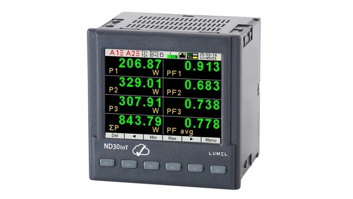 Miernik parametrów Sieci ND30IoT (MQTT) ND30IoT 2321MSM1 z atestem kontroli jakości