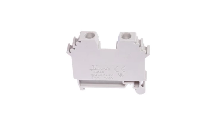 Złączka szynowa 0,5-6 mm2 szara ZUG-6 A11-A338