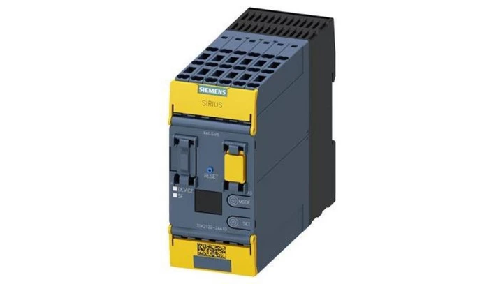 Przekaźnik bezpieczeństwa programowalny 20F-DI 4F-DQ 2DQ 24V DC szerokość 45mm przyłącza sprężynowe 3SK2122-2AA10