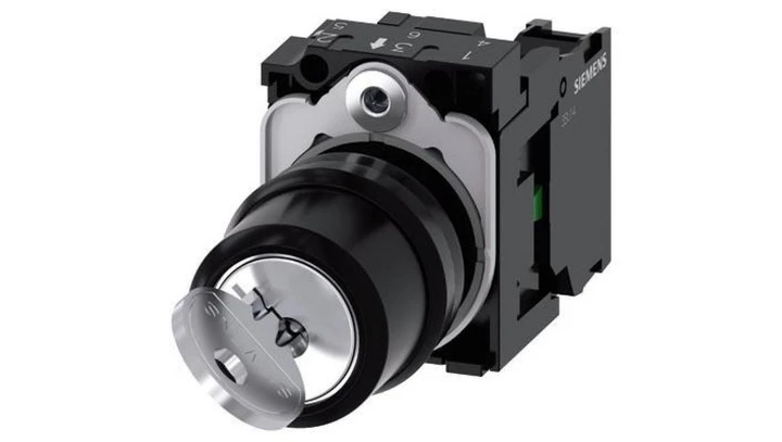 Przełącznik z kluczem Ronis SB30 2-poz bistabilny tworzywo 22mm styk 1Z klucz w poz O+I SIRIUS ACT 3SU1100-4BF11-1BA0