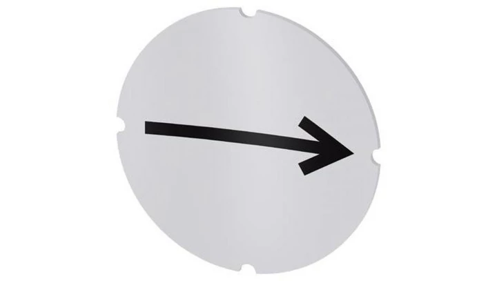 Etykieta wkładana do przycisku podświetlanego z symbolem graficznym strzałka /10 szt./ SIRIUS ACT 3SU1900-0AB71-0QR0