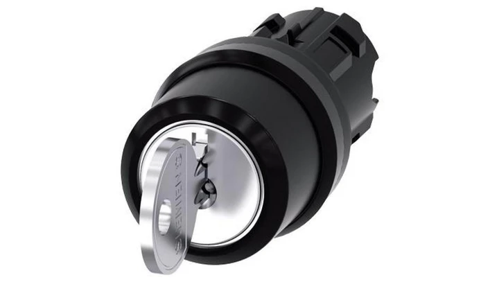 Przełącznik z kluczem 22mm tworzywo 3 poz I-O-II Ronis nr SB30 klucz w poz I-O-II SIRIUS ACT 3SU1000-4BL11-0AA0