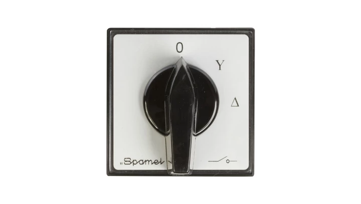 Łącznik krzywkowy gwiazda-trójkąt 3P 63A do wbudowania ŁK63-4.831P03