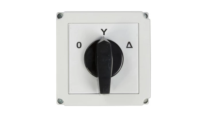 Łącznik krzywkowy gwiazda-trójkąt 3P 63A w obudowie 4G63-12-PK R214 63-840591-051