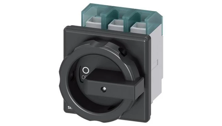 Rozłącznik główny 3P 100A 37kW AC23A 400V pokrętło czarne montaż tablicowy 4 otwory 3LD2704-0TK51