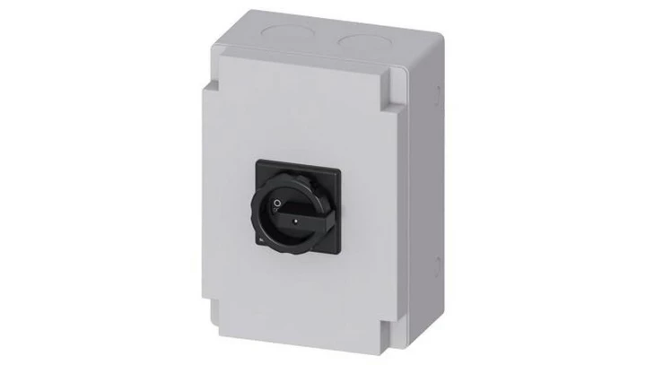 Rozłącznik główny w obudowie 3P 125A 45kW AC23A 400V pokrętło czarne 3LD2866-0TB51