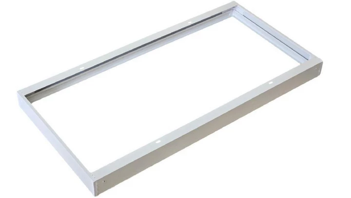 Rama montażowa do panelu led 600x300x44 zatrzaskowa aluminium biała EC20200