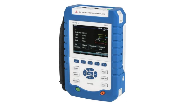 Przenośny analizator parametrów sieci NP40 000M0 bez dodatkowego wyposażenia