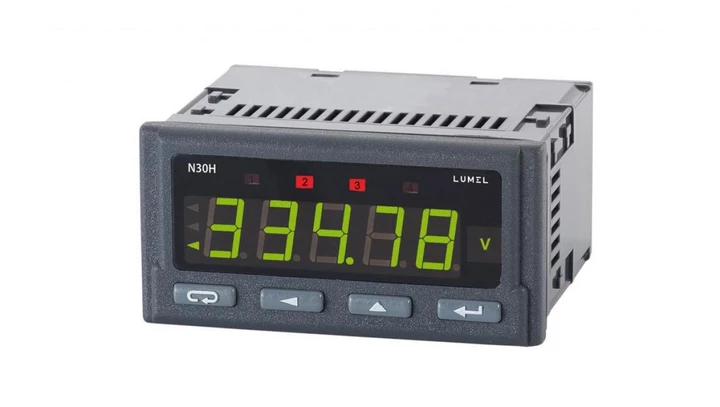 Programowalny miernik prądu i napięcia stałego. N30H 220000P0 Zasilanie 20-40V a.c. / 20-60V d.c. RS485 wyjscie analogowe