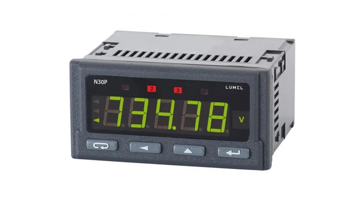 Programowalny miernik parametrów sieci 1-fazowej. N30P 220000P0 Zasilanie 20-40V a.c./20-60V d.c. RS485 wyj. analogowe