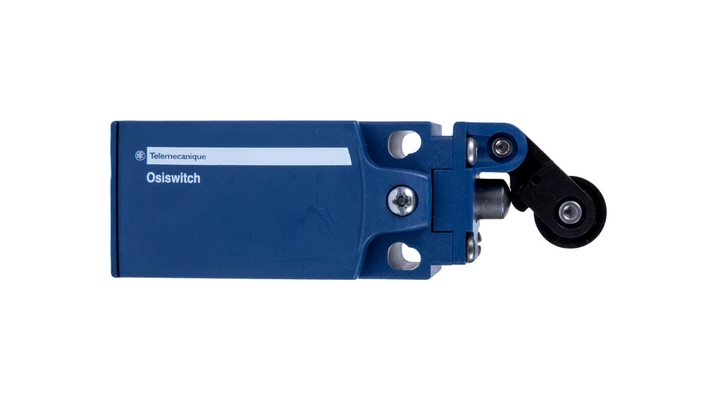 Wyłącznik krańcowy 1R 1Z migowy tworzywo trzpień z rolką z ramieniem XCKN2121G11