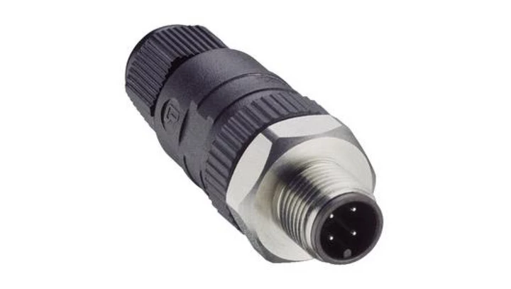 Złącze do samokonfekcjonowania M12 męskie proste 8-pinowe 51352