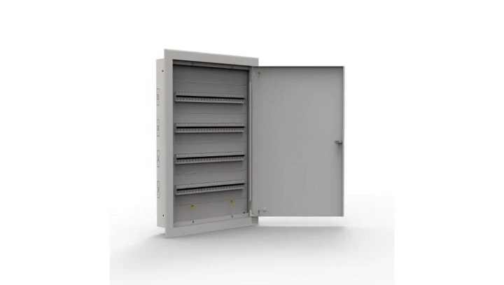 Rozdzielnica natynkowa metalowa 96 modułowa 4x24 544x836x130 RAL9003 IP30 MN96/4/24