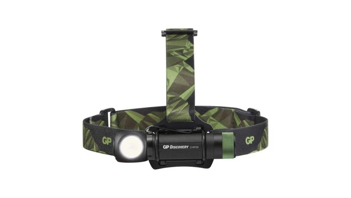 Czołówka ładowalna LED GP Discovery CHR35, 600lm / 1451703500