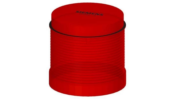 Moduł świetlny do kolumny sygnalizacyjnej 70mm LED czerwony światło ciagłe 230V AC IP65 8WD4450-5AB