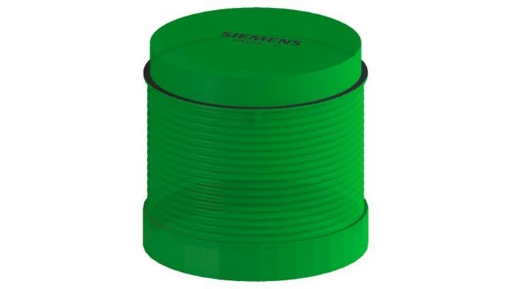 Moduł świetlny do kolumny sygnalizacyjnej 70mm LED zielony światło ciagłe 230V AC IP65 8WD4450-5AC