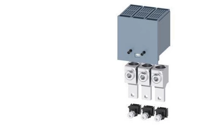 Przyłącza tunelowe do podłączenia przewodu Cu/Al z zaciskiem pomocniczym z osłoną 25-150mm2 3P do 3VA10/11 3VA9113-0JC12