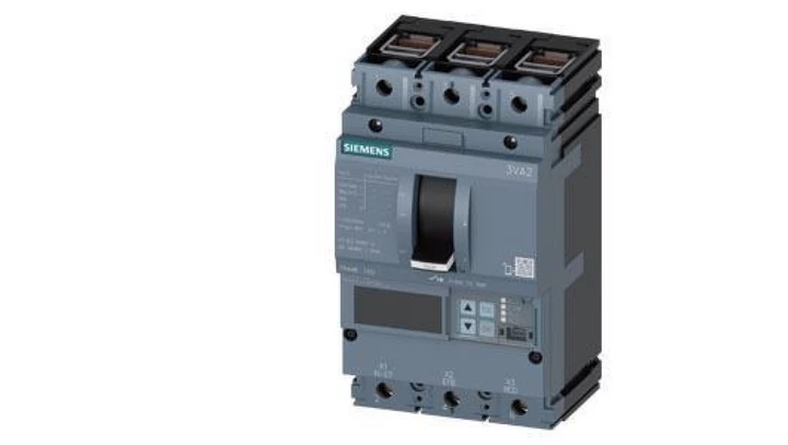 Wyłącznik mocy 3P 160A Icu 55kA 415V AC wyzwalacz elektroniczny ETU850 LSI przyłącza ramowe 3VA2116-5KP36-0AA0
