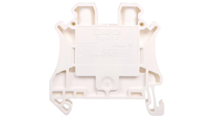 Złączka szynowa 2-przewodowa 6mm2 biała EX UT 6 WH 3045198 /50szt./