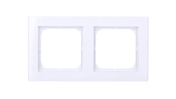 SONATA Ramka podwójna biały mat R-2R/75