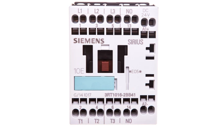 Stycznik mocy 9A 3P 24V DC 1Z 0R S00 SIRIUS 3RT1016-2BB41