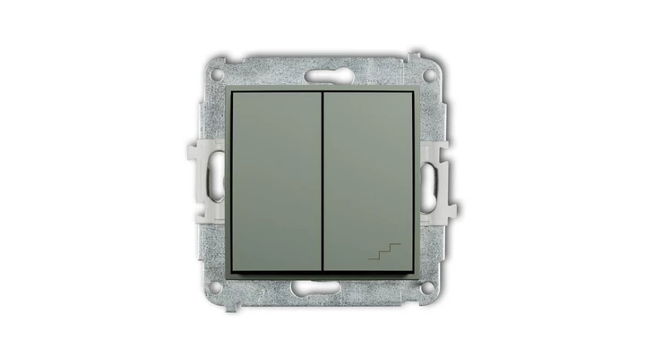 MINI Mechanizm łącznika jednobiegunowego ze schodowym (wspólne zasilanie) szałwiowy 61MWP-10.1