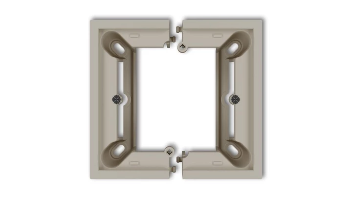 MINI Puszka natynkowa pojedyncza, składana MINI taupe 60DPU-1