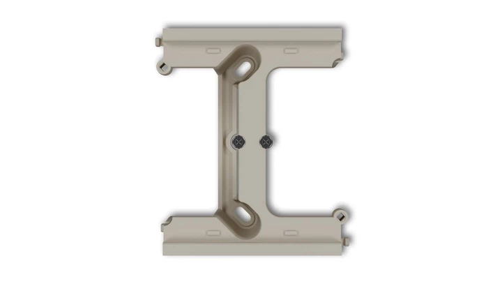 MINI Moduł rozszerzający puszkę natynkową pojedynczą, składaną do ramek wielokrotnych MINI taupe 60DPU-2