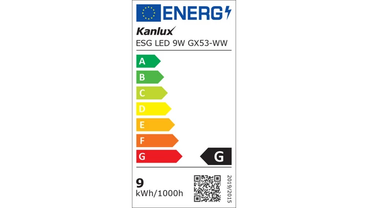 Żarówka Led ESG LED 9W GX53-WW 720lm 3000K barwa ciepła 22422