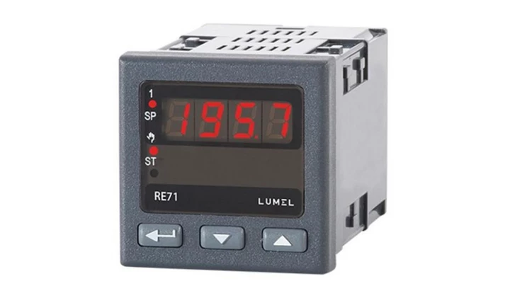 Regulator temperatury wej. PT100 0-600st.C wyjście przekaźnikowe RE71 03100M0