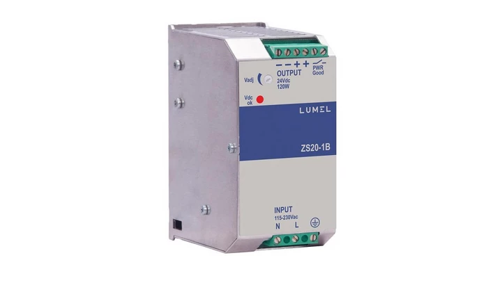 Zasilacz 24VDC, 5A, 120W, nap. zas. 115-230Vac, ZS20-1B
