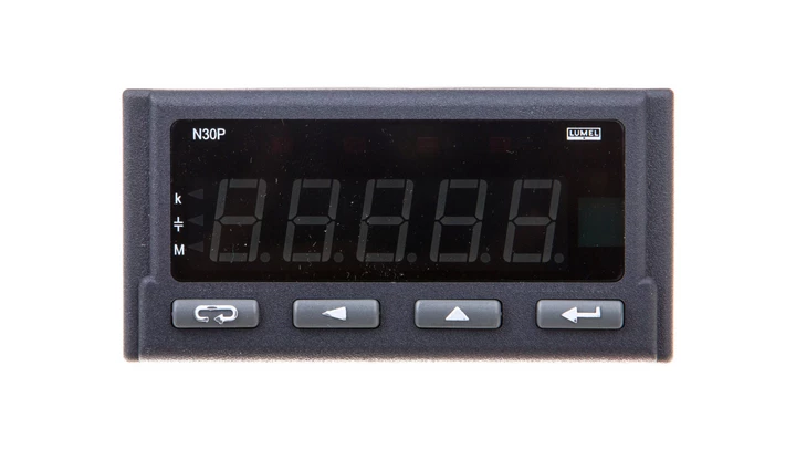 Programowalny miernik cyfrowy wejście 1-faz. zasilanie 85-253V AC/DC wyjście impulsowe RS-485 analog. przek. bez jednostki N30P