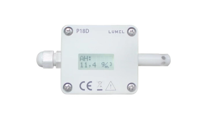 Przetwornik temperatury i wilgotnosci bez wyjścia analogowego czujnik przy obudowie P18D 100M0
