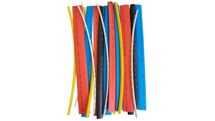 Zestaw rurek termokurczliwych, 3/5/8/10/15-25cm, różne kolory 08326 /20szt./