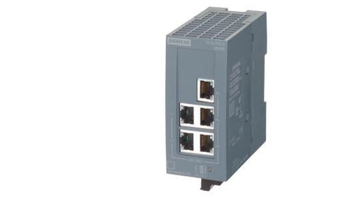 Switch przemysłowy niezarządzalny 5 portów RJ45 10/100 Mb/s SCALANCE XB005 6GK5005-0BA00-1AB2