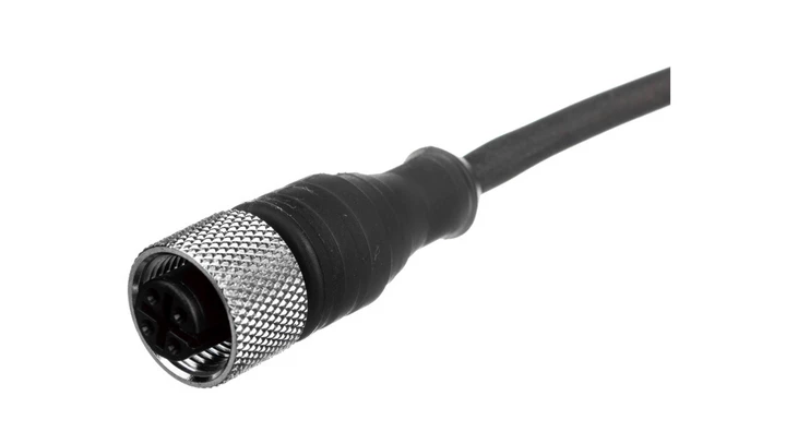 Przewód ze złączem żeńskim M12 4-pinowe proste z kablem 2m XZCP1141L2