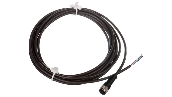 Przewód ze złączem żeńskim M12 4-piny proste z kablem 5m XZCP1141L5