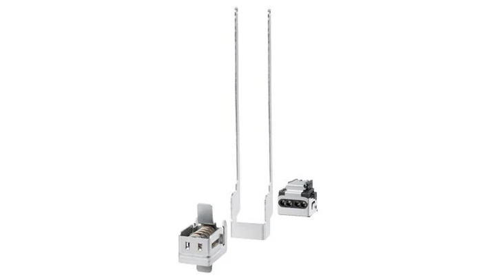 Zestaw ekranujący skład: zacisk ekranujący, wspornik, element zasilający 24V DC SIMATIC S7-1500 6ES7590-5CA00-0AA0 /1opak.=5szt/