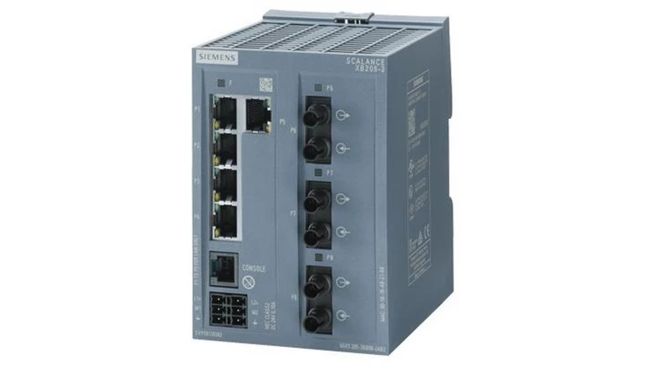 Switch przemysłowy zarządzalny SCALANCE XB205-3 5x 10/100 Mbit/s RJ45 3x MM ST tryb EtherNet/IP 6GK5205-3BB00-2TB2