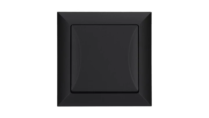 Łącznik podtynkowy krzyżowy, Pola czarny, 33203