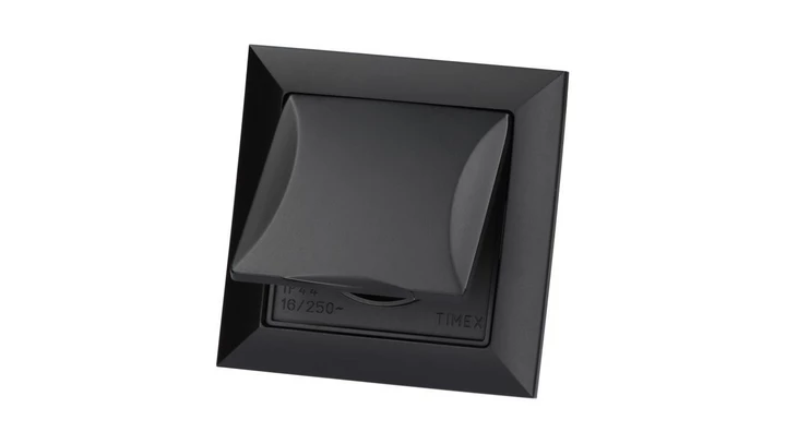 Gniazdo podtynkowe z/u IP44 p/t Pola czarne, 33209