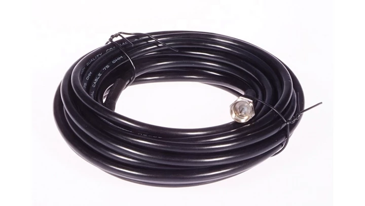 Przewód antenowy satelitarny F 5m czarny LB0072 LIBOX