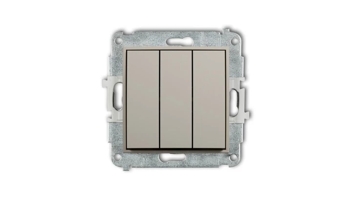 ICON Mechanizm łącznika potrójnego taupe 60IWP-7