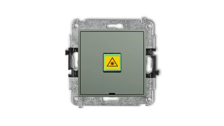 ICON Mechanizm gniazda światłowodowego/optycznego pojedynczego, bez pola opisowego szałwiowy 61IGOPBO-1