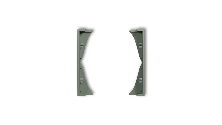 ICON Ramka pośrednia do gniazd podwójnych szałwiowy 61IRP-2