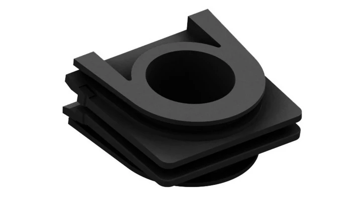 AQUANT 2K adapter do pionowego łączenia gniazd i łączników IP55 antracytowy 5080-17