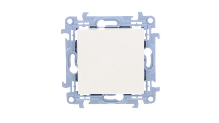 Simon 10 Przycisk pojedynczy biały CP1.01/11