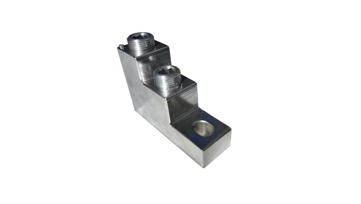 OTH300-2 Zacisk aparatowy uniwersalny, z jednym otworem montażowym 2xAl/Cu 70-300 mm² 800A, 1000V, MAC2300A14