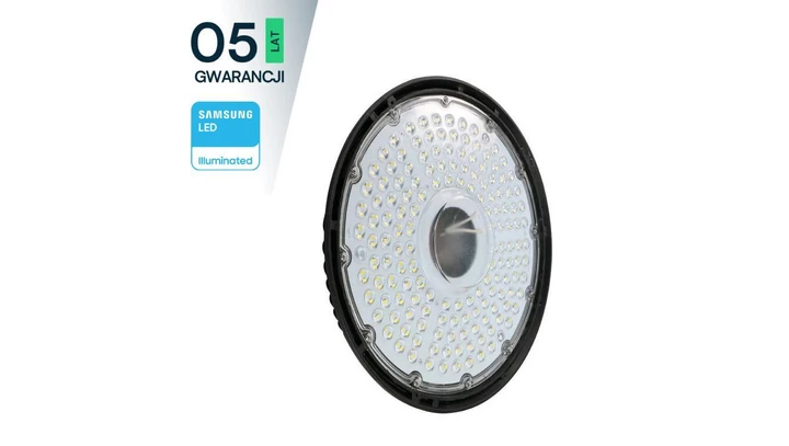 Oprawa Przemysłowa LED HighBay 200W 32000lm 4000K Diody SAMSUNG IP65 Czarna 5 Lat Gwarancji 21203231