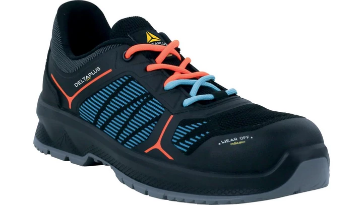 Półbuty z mikrofibry, TPU, dziane, kolor Czarno-niebieski, rozmiar: 40, CAMPISPSBL40